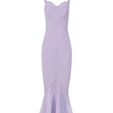 Sexy Strap Ruffle Hem Dress