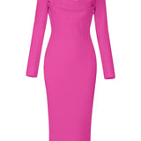 Sexy Bandage Square Neck Dress