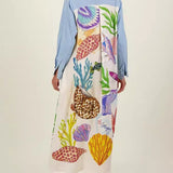 Personalized Graffiti Casual Midi Dress