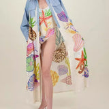 Personalized Graffiti Casual Midi Dress