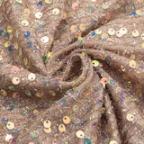 Sexy Strapless Sequin High Slit Dress