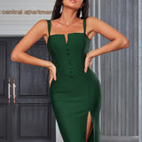 Fitted Strapless Bandage Dress