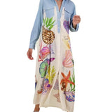 Personalized Graffiti Casual Midi Dress