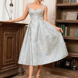 Sleeveless Floral Princess Dress