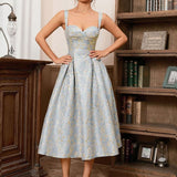Sleeveless Floral Princess Dress