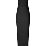 Sexy Strapless Bandage Midi Dress