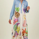 Personalized Graffiti Casual Midi Dress