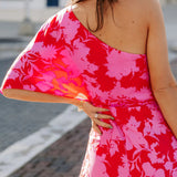 Rilee One Shoulder Midi Dress