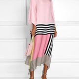 Pink Candy Stripe Kaftan