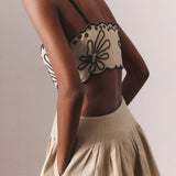 Summer Print Strap Midi Dress