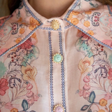 Cotton Linen Flower Dres