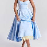 Cinderella Blue Tulle Midi Dress