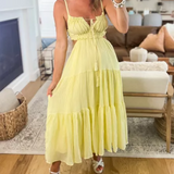 Magical Moments Maxi Dress Yellow