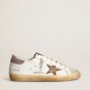 Super-Star with a tan star and pink glitter heel tab