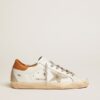 Women's Super-Star sneakers with suede star and brown heel tab
