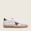Women's Ball Star with leopard print pony skin star and black heel tab