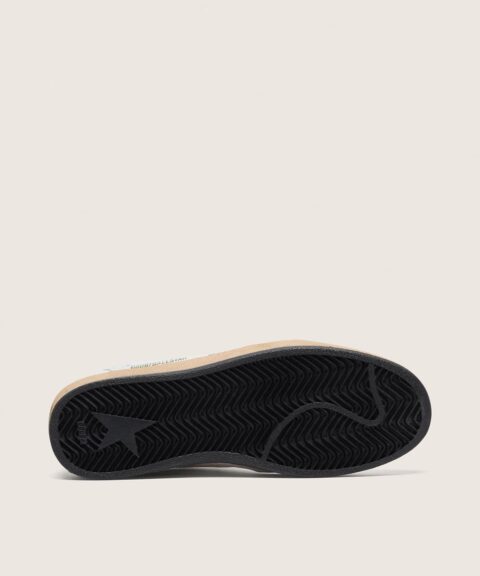 Women's Ball Star in nappa with silver glitter star and heel tab