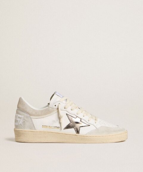 Women's Ball Star with metallic leather star and glossy leather heel tab